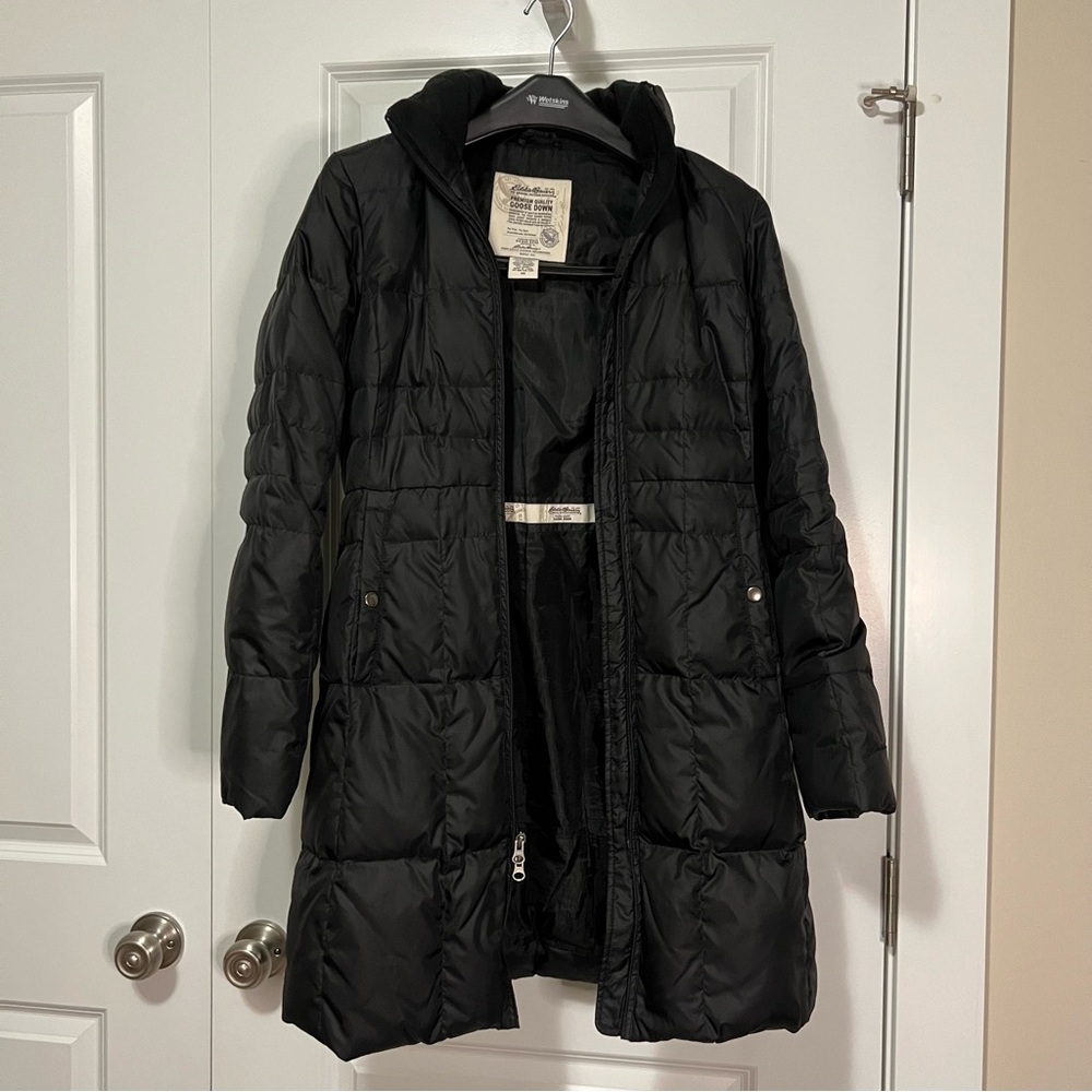 Eddie Bauer Black Goose Down Jacket